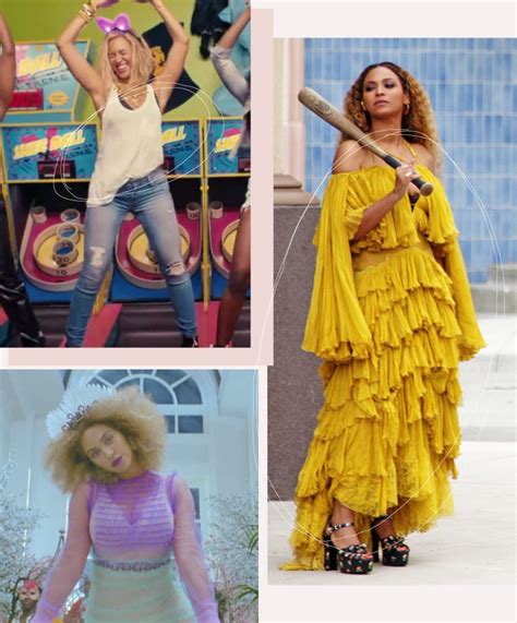 beyoncé music video outfits